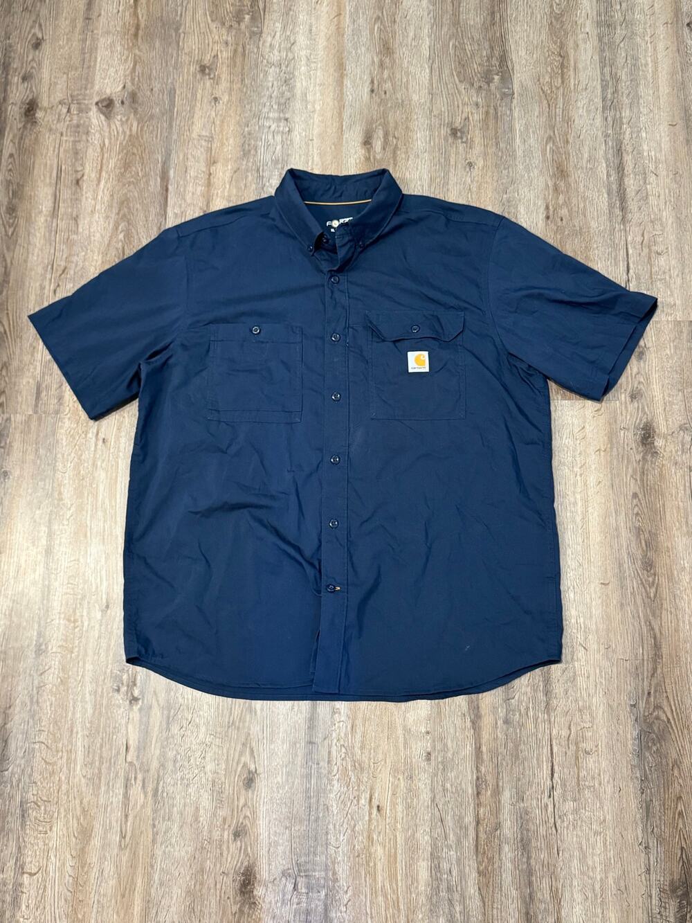 Carhartt Force Men's Ridgefield Short Sleeve Shirt Size XL